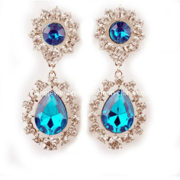 Glory Austrian Diamond Blue Eye Studs (XER12949)